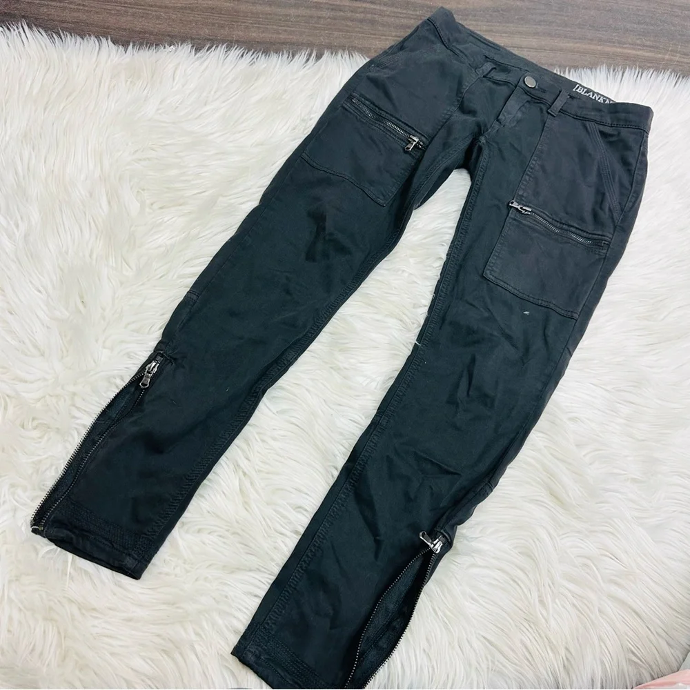 Blank NYC Black Cargo Skinny Pants - Picture 3 of 8